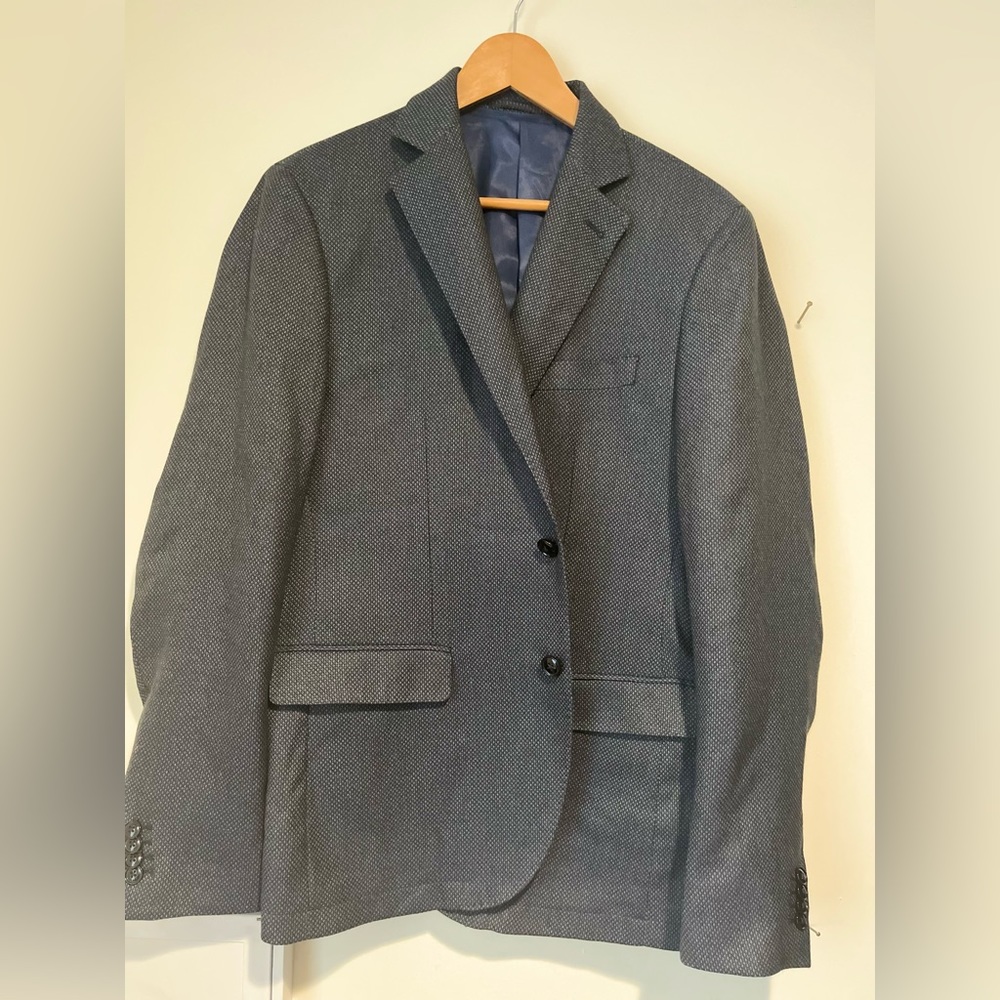 Dan John Suits & Blazers Elegant Blue Slim Fit Blazer Great Condition